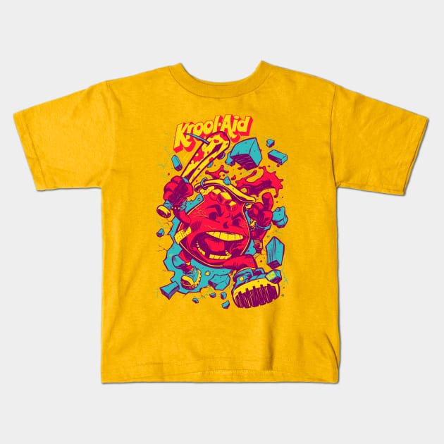 KROOL-AID Kids T-Shirt by beastpop